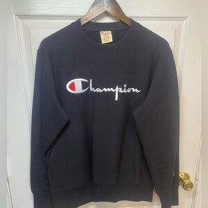 Champion logo script sweatshirt